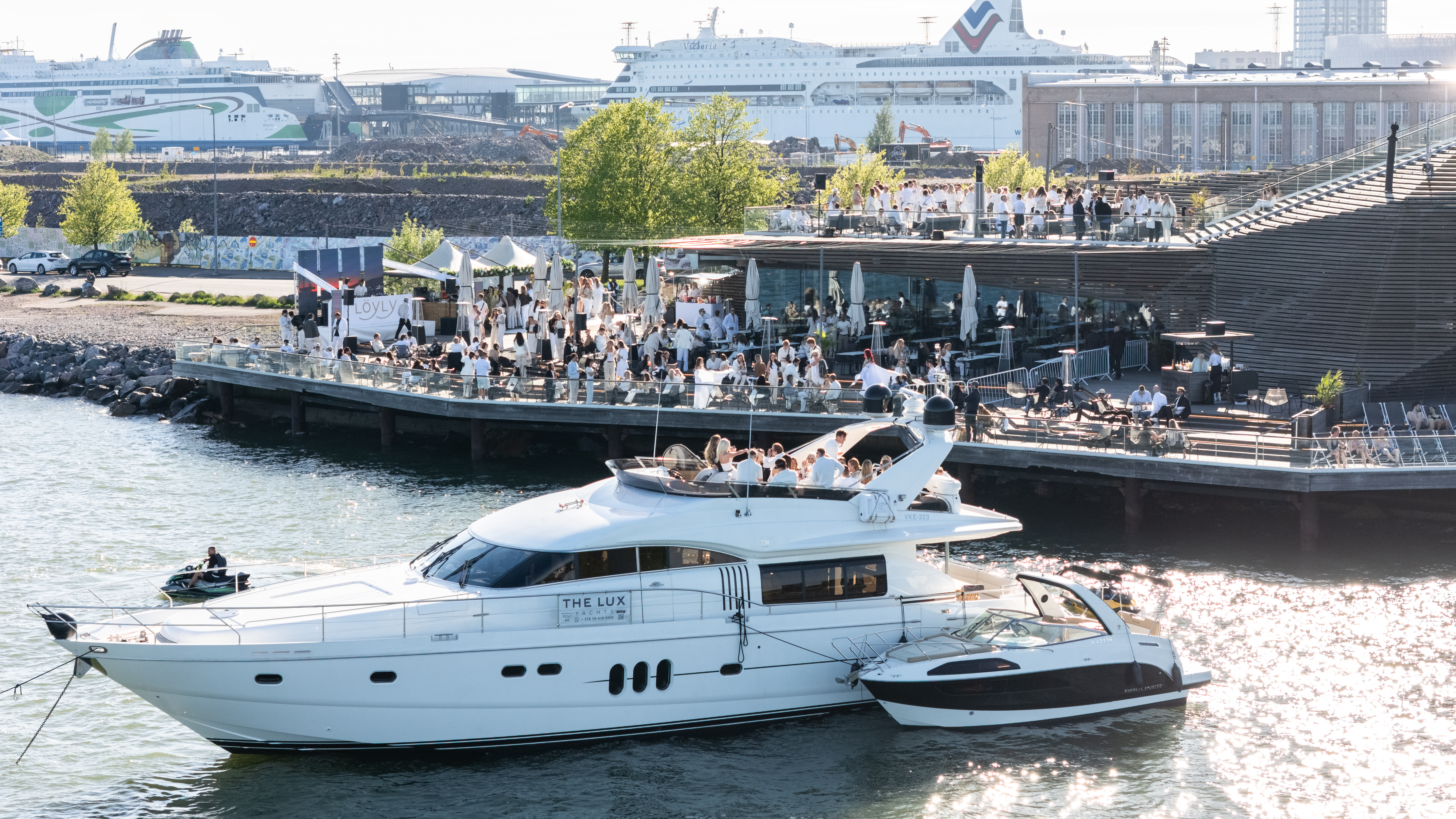 Löyly ja The Lux Yachts yhdistivät voimansa ainutlaatuisessa All White -juhlassa